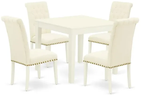 Dining Room Set Linen White