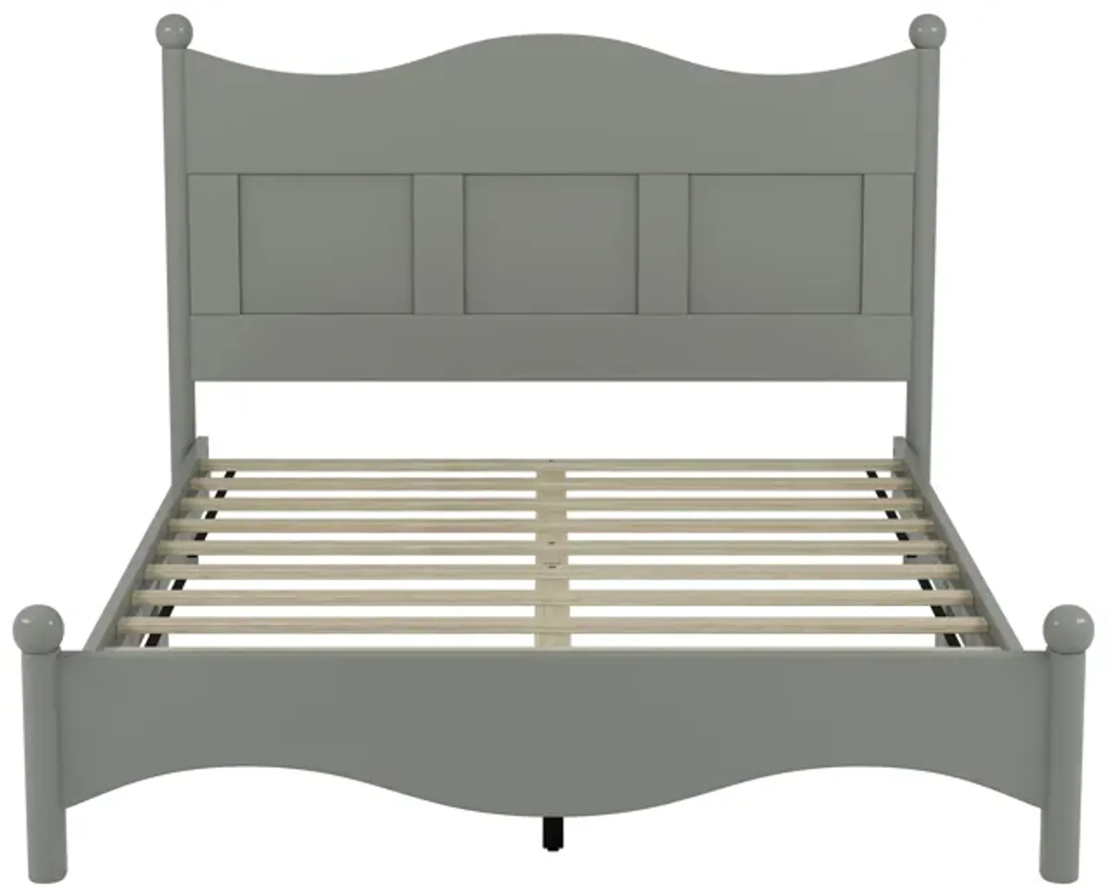 Merax Elegant Design Wood Platform Bed with Headboard