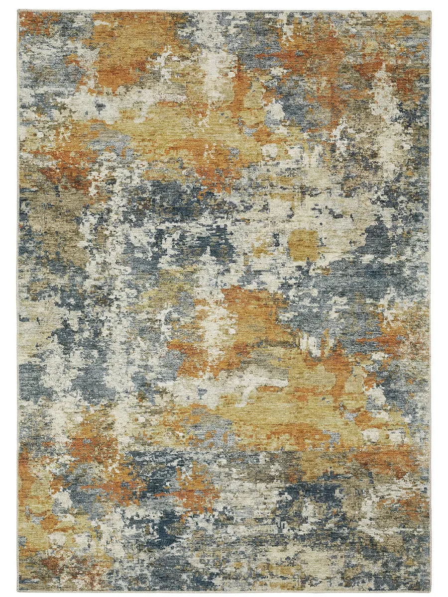 Malibu 3'6" x 5'6" Blue Rug