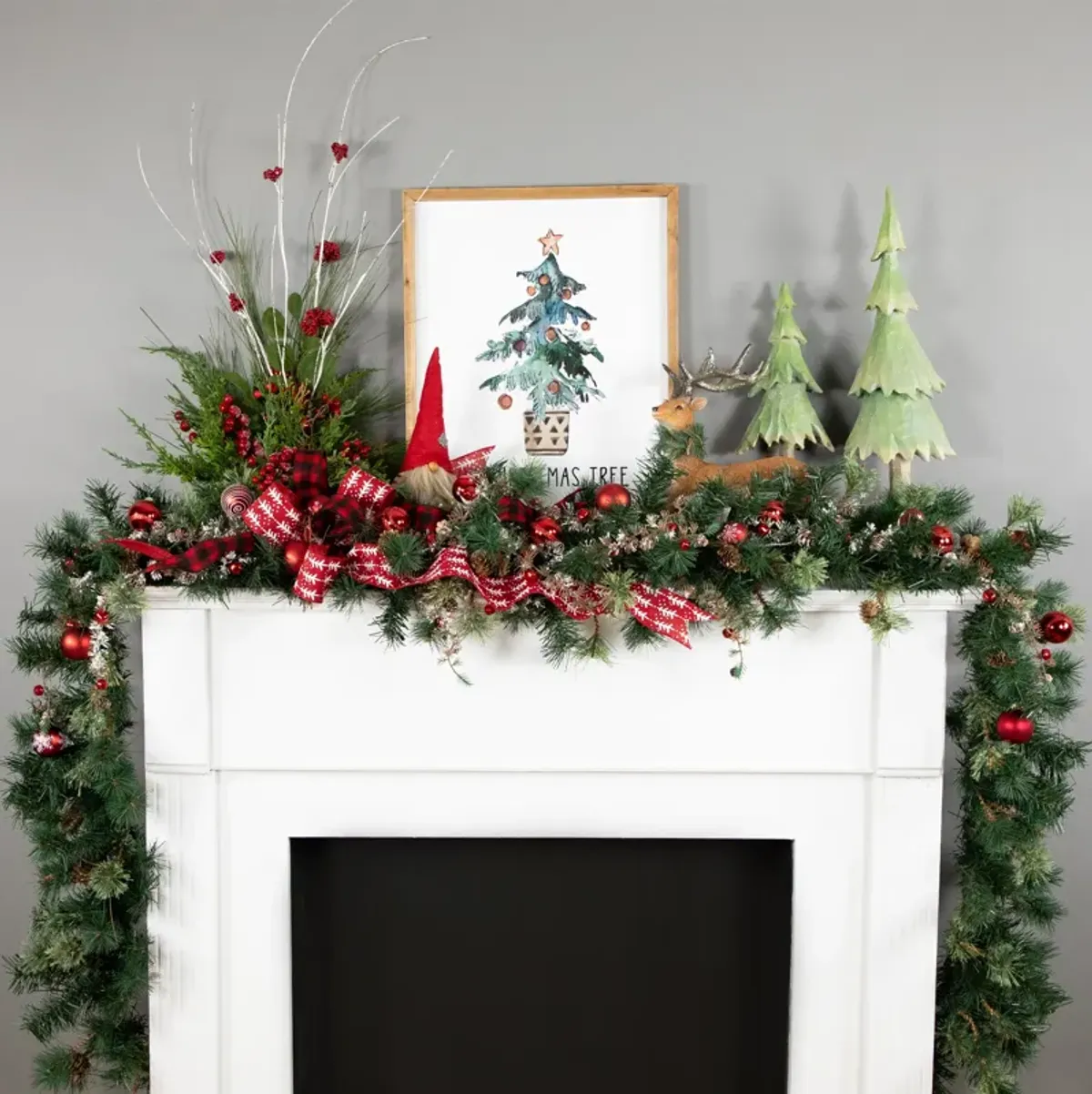 9' x 10" Yorkville Pine Artificial Christmas Garland - Unlit