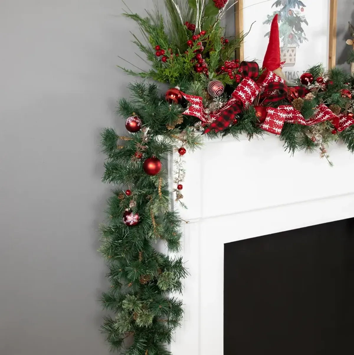 9' x 10" Yorkville Pine Artificial Christmas Garland - Unlit