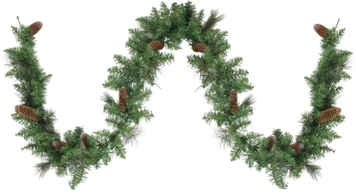 9' x 10" Yorkville Pine Artificial Christmas Garland - Unlit