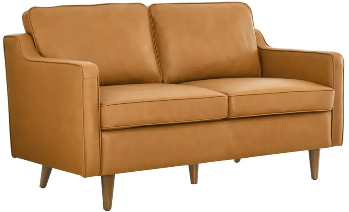 Impart Genuine Leather Loveseat