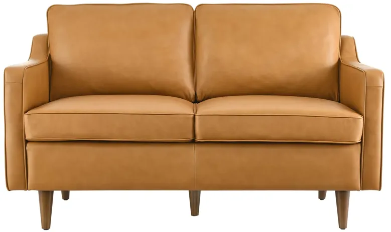 Impart Genuine Leather Loveseat