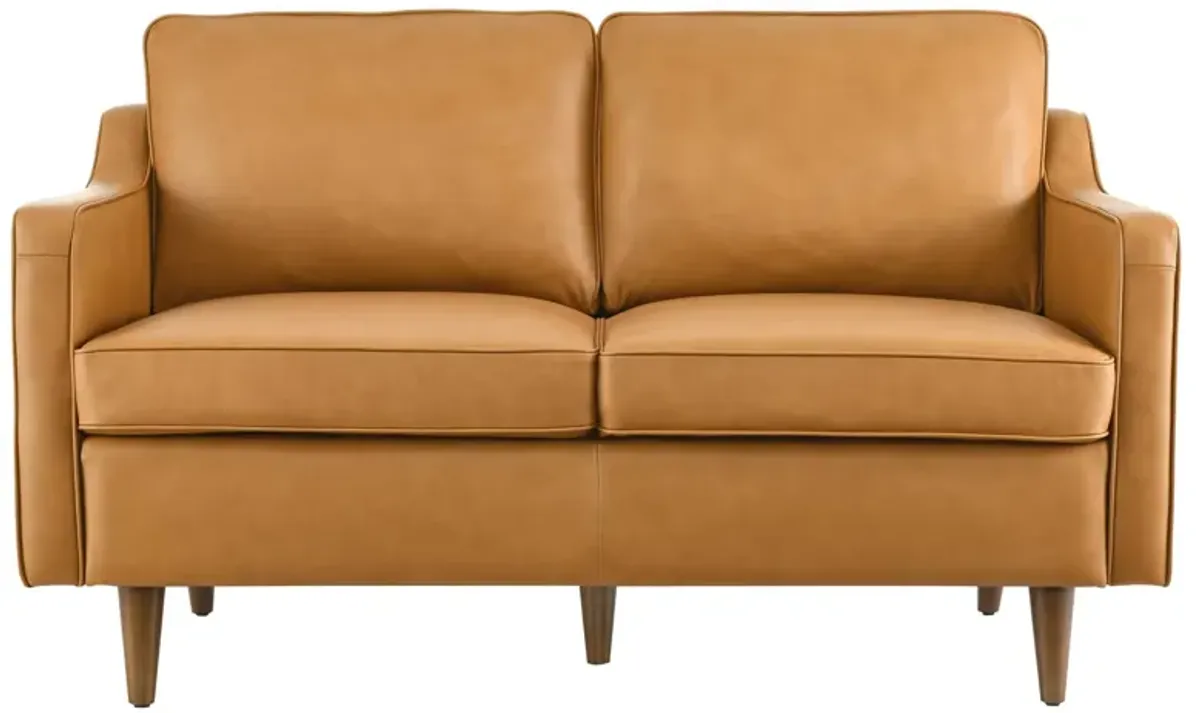 Impart Genuine Leather Loveseat