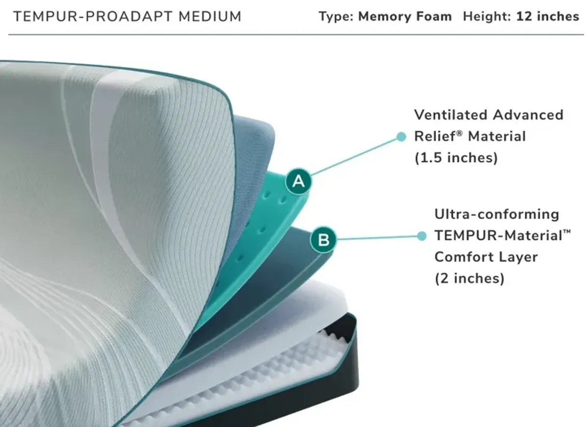 Tempur Pedic Pro-adapt Medium King Mattress