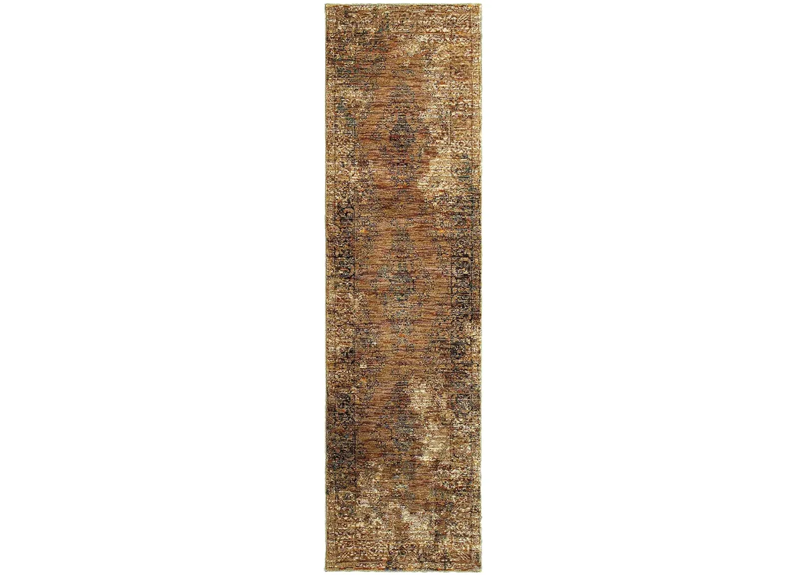 Andorra 2'3" x 8' Gold Rug