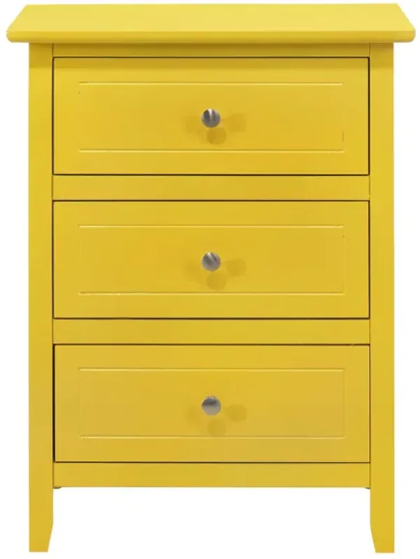 Daniel 3-Drawer Nightstand (25 in. H x 15 in. W x 19 in. D)