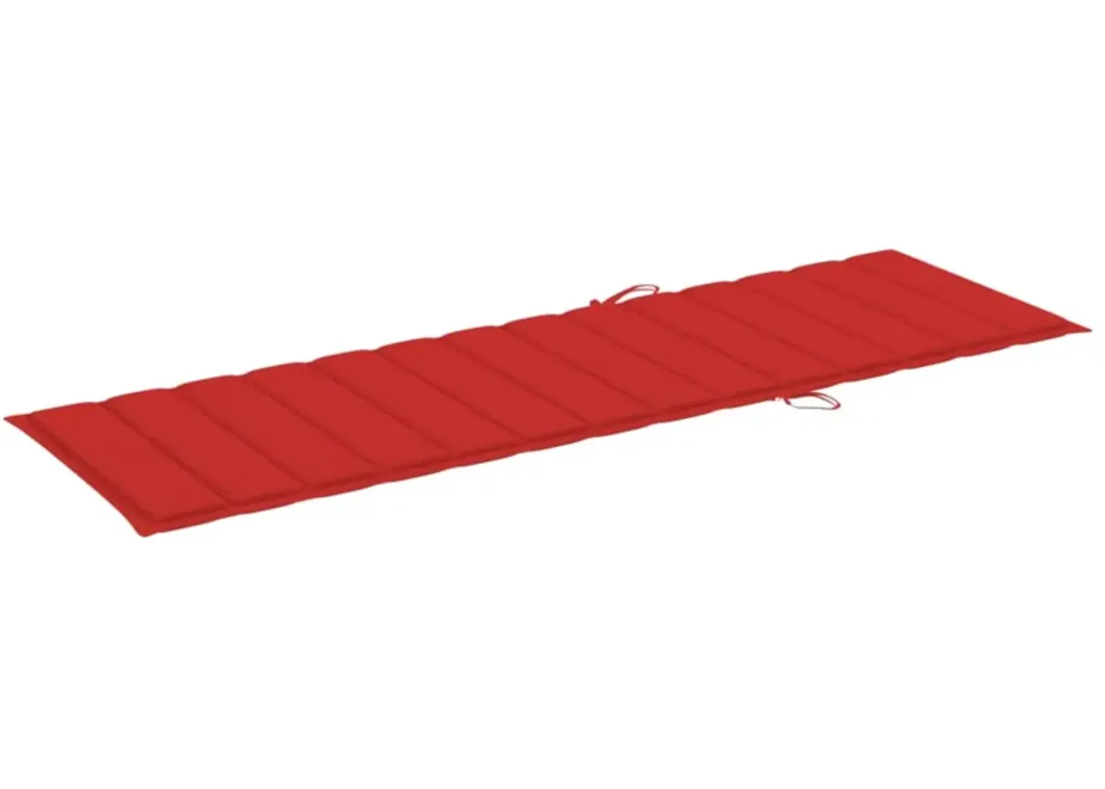 vidaXL Sun Lounger Cushion Red 78.7"x27.6"x1.6" Fabric