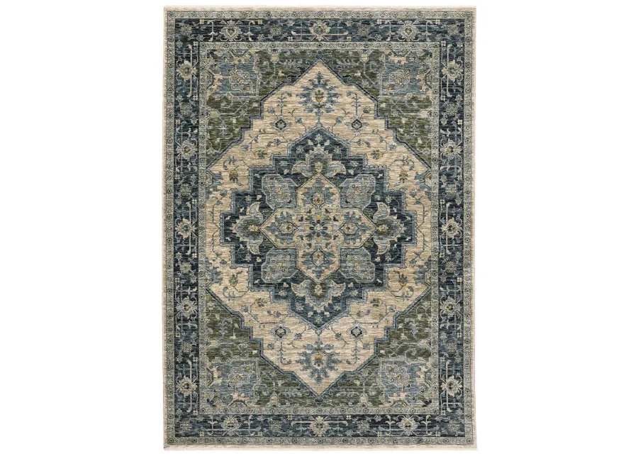 Aberdeen 5'3" x 7'6" Blue Rug