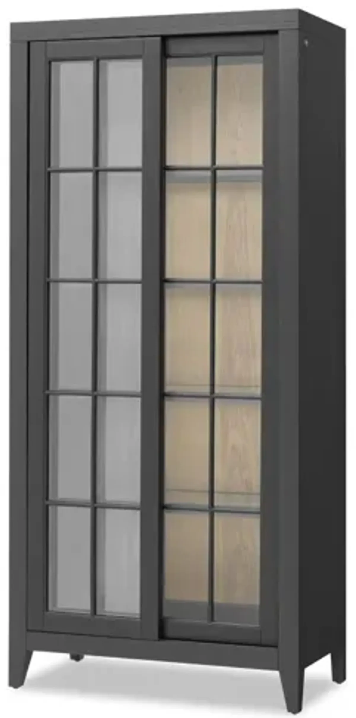 Today's Traditions Sliding Door Display Cabinet