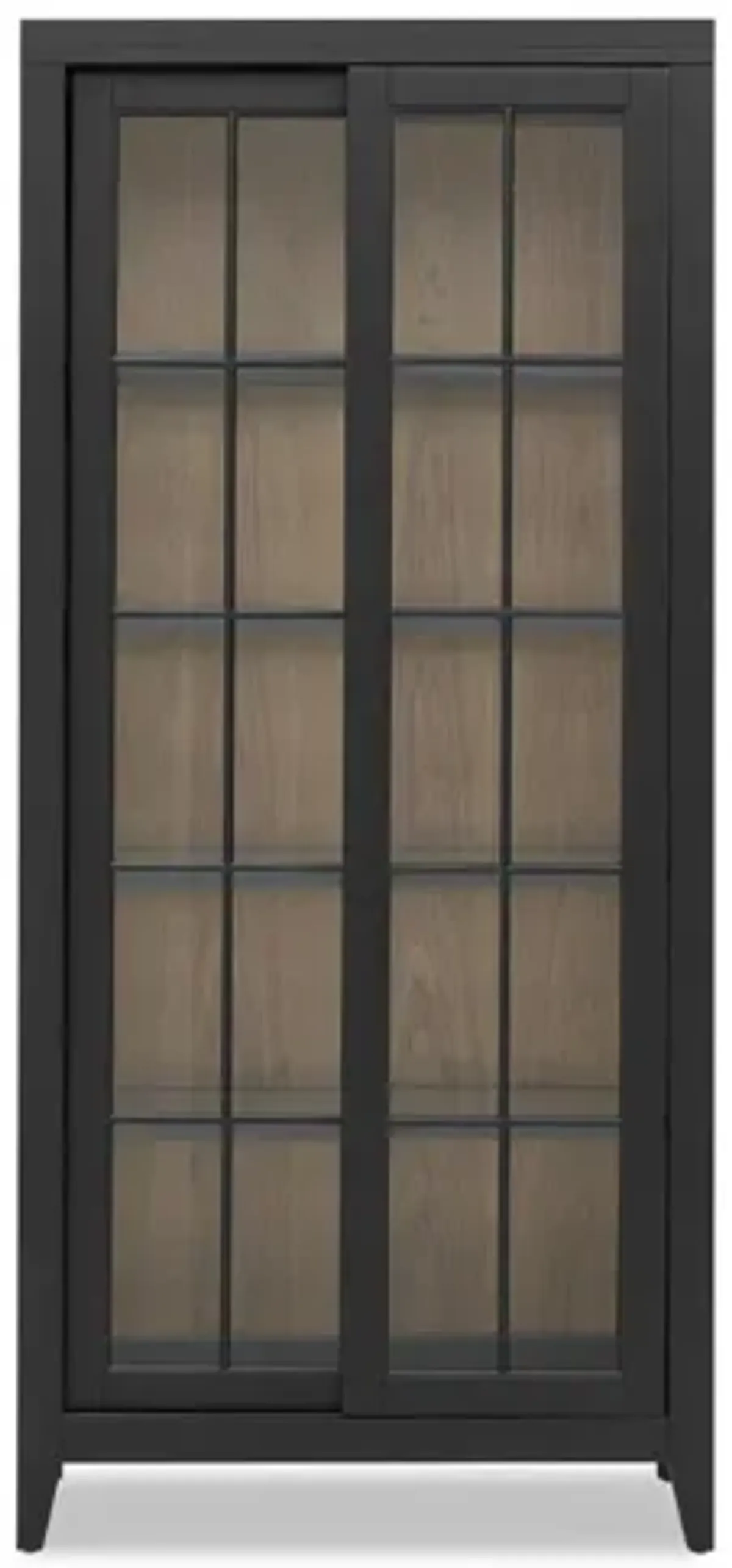 Today's Traditions Sliding Door Display Cabinet