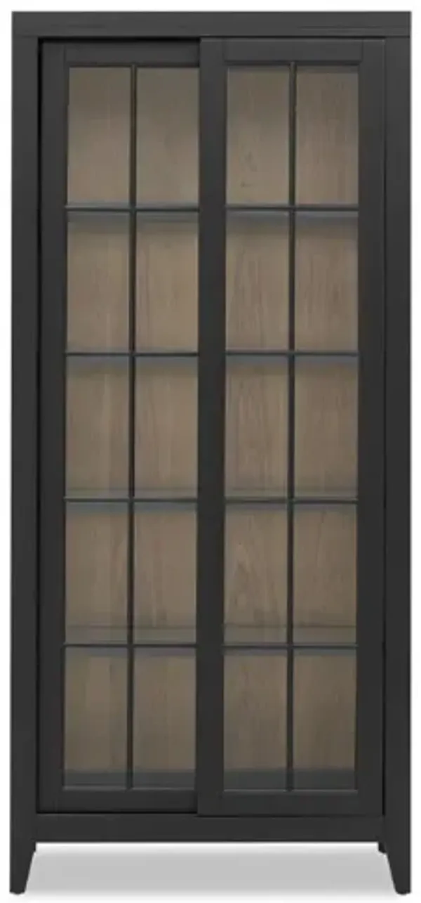 Today's Traditions Sliding Door Display Cabinet