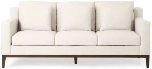 Merax Standard 3-seat Sofa with Wooden Legs
