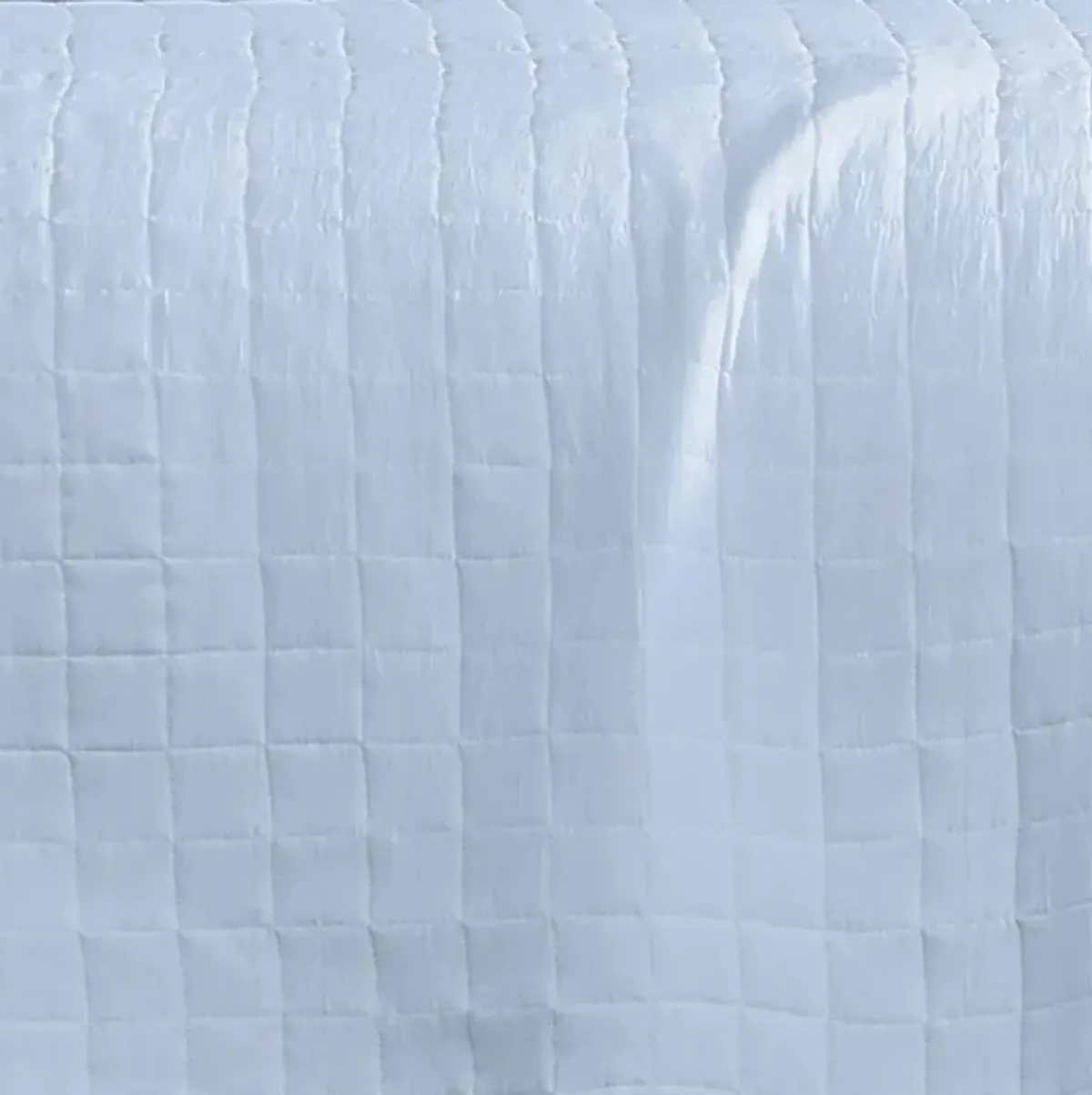 RT Designers Collection Belina 3 Pieces Washed Stitched Lightweight Quilts Set King Size For Bedding White