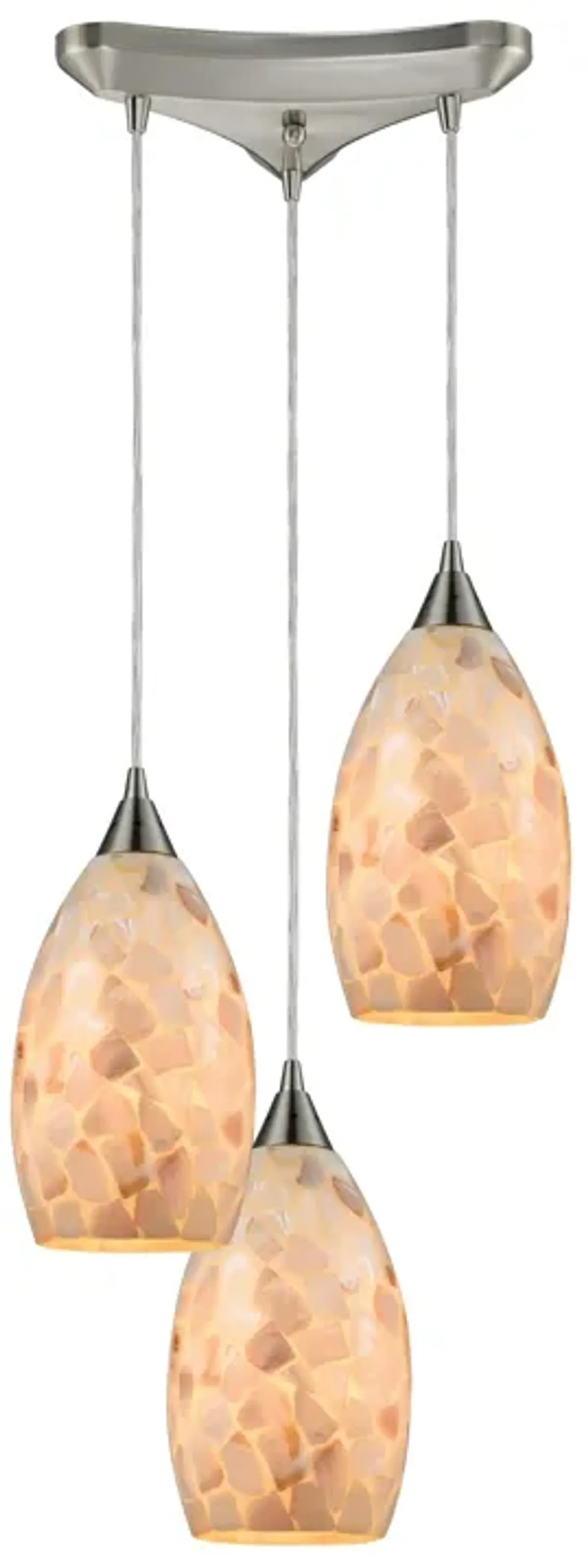 Capri 13" Wide 3-Light Mini Pendant