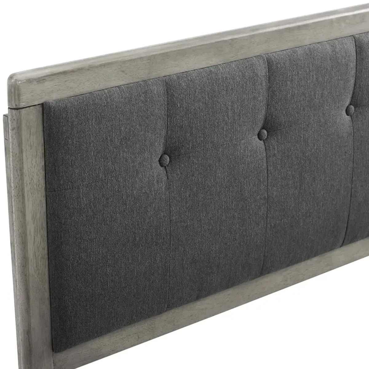 Modway - Draper Tufted Queen Fabric and Wood Headboard