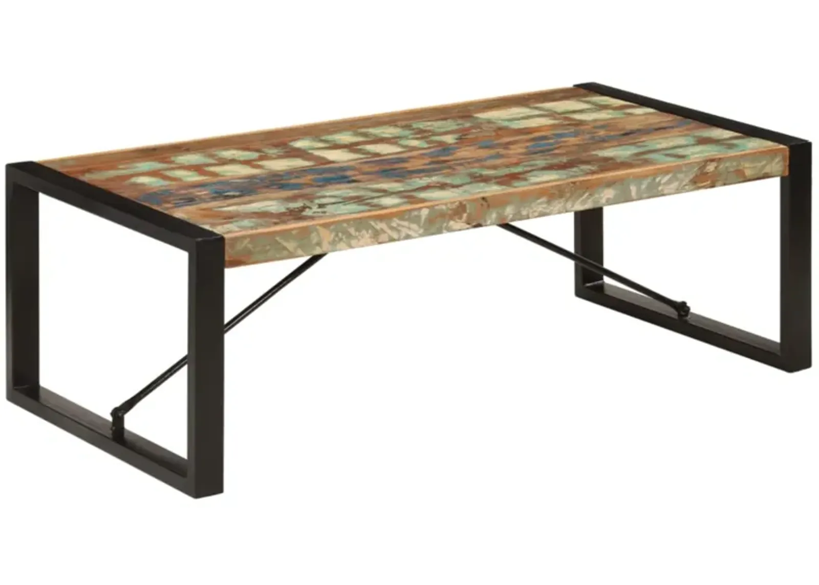 vidaXL Coffee Table 47.2"x23.6"x15.7" Solid Reclaimed Wood