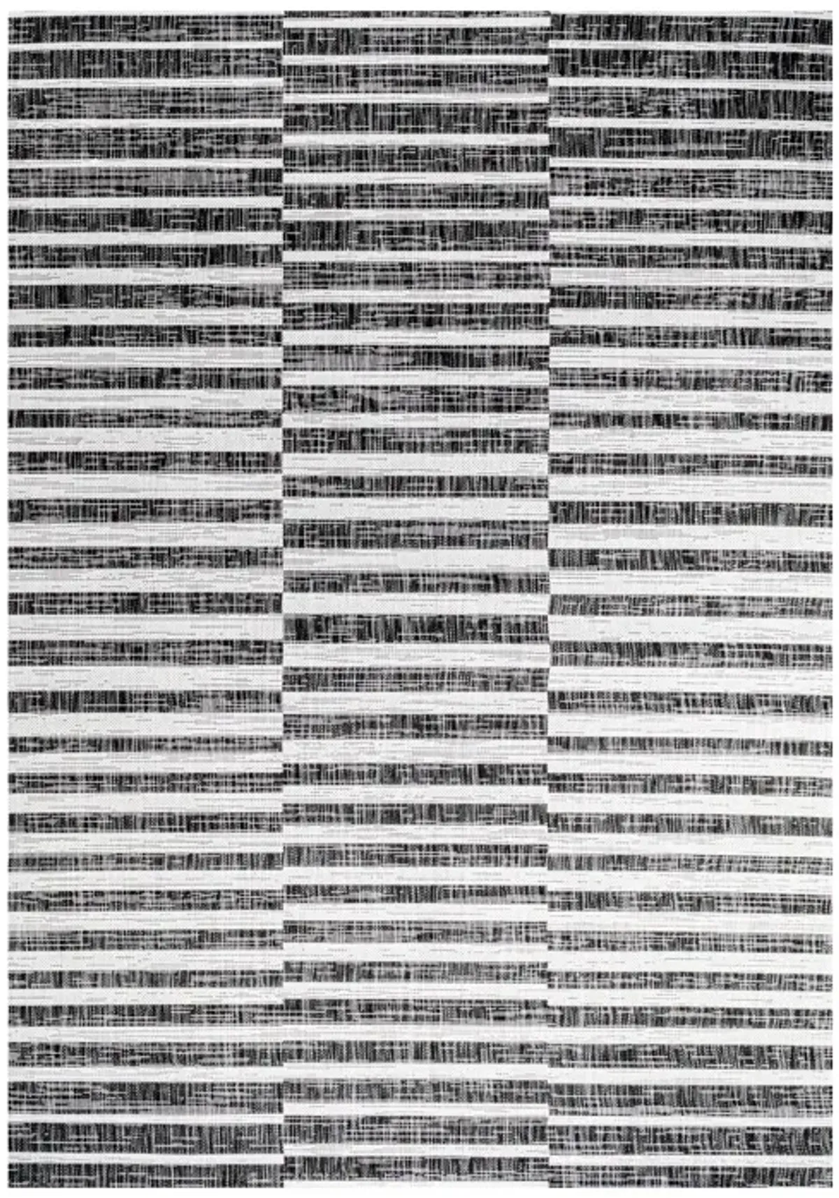 Sukie Modern Offset Stripe Indoor/Outdoor Area Rug