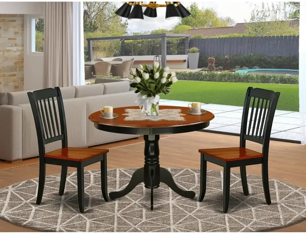 Dining Room Set Black & Cherry