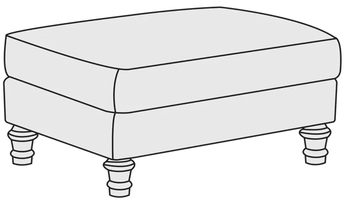 Tarleton Fabric Ottoman