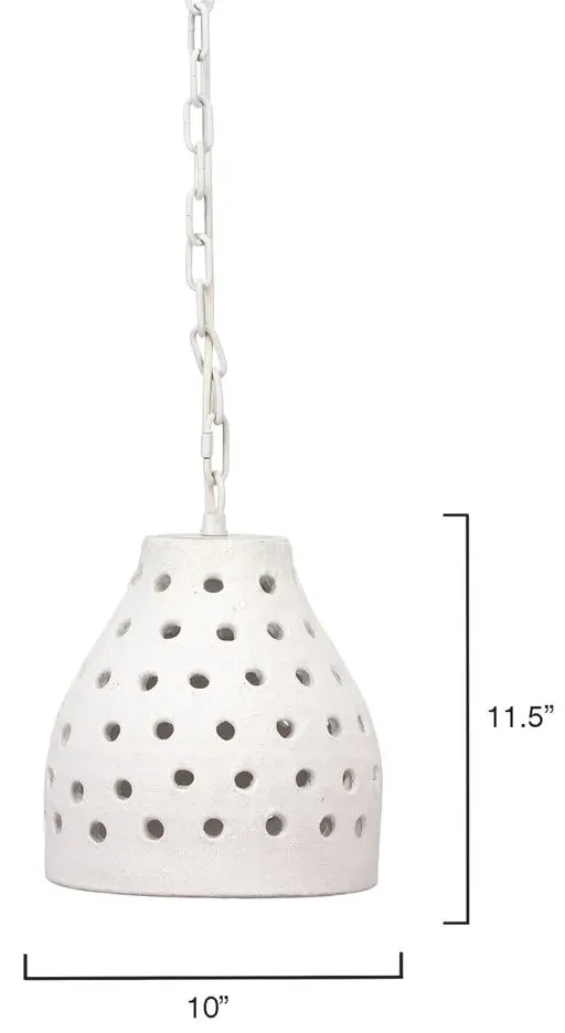 Porous Ceramic Pendant, Medium