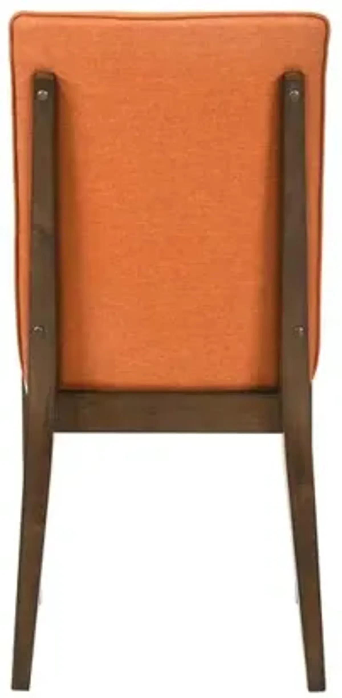 New Classic Furniture Maggie Dining Chair W/Terra Cotta Cushion-Walnut