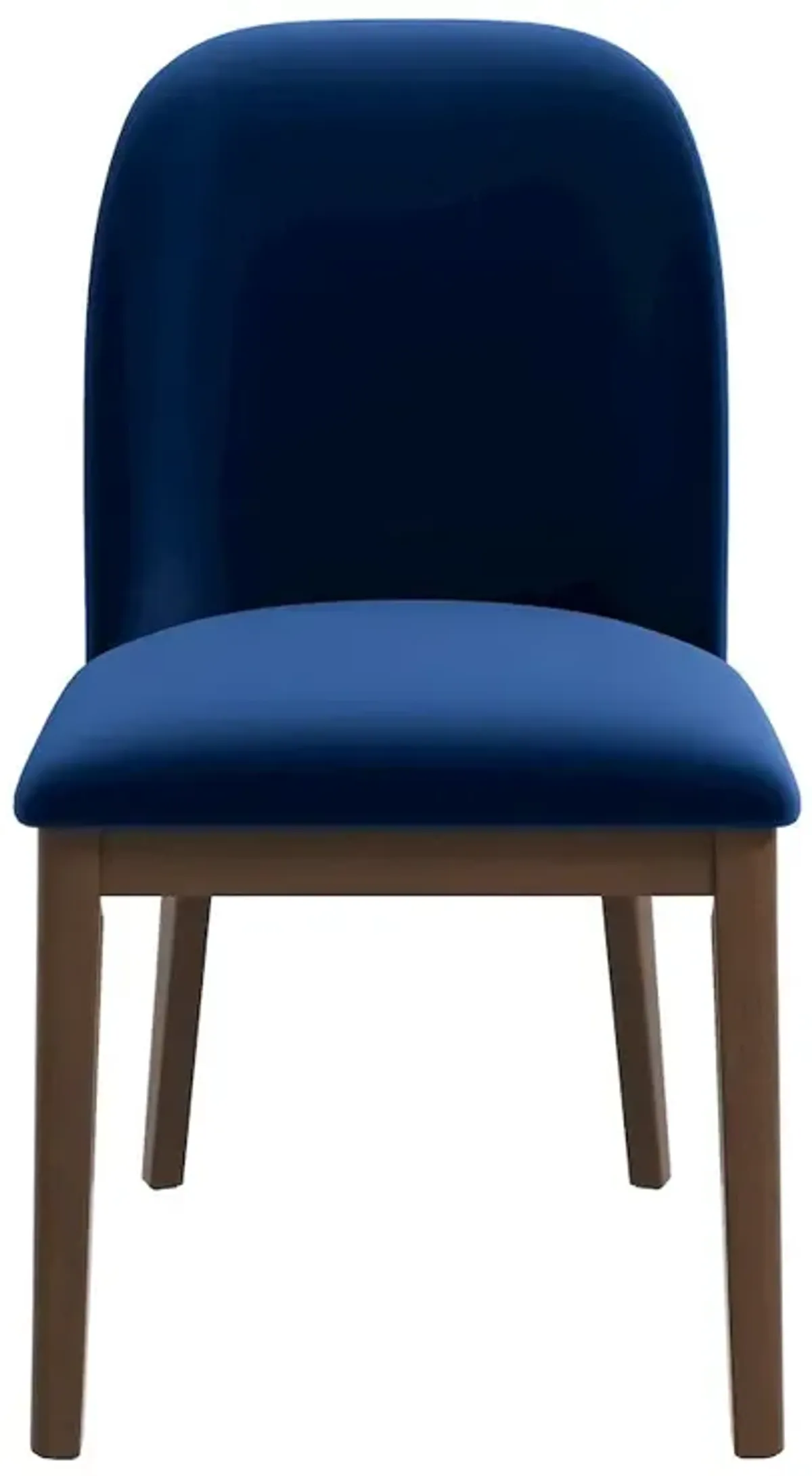 Ashcroft Furniture Kaitlyn  Navy Blue Velvet Dining Chair (Set Of 2)