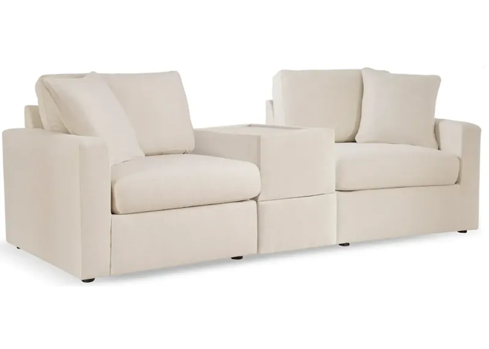 Modmax 3-Piece Sectional with Storage Console