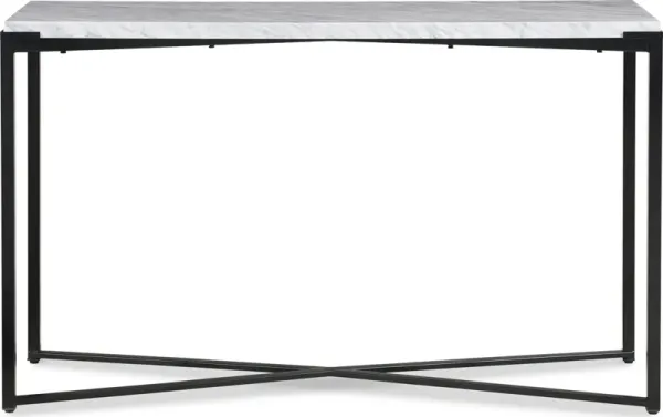 Saxon Console Table in Matte Black