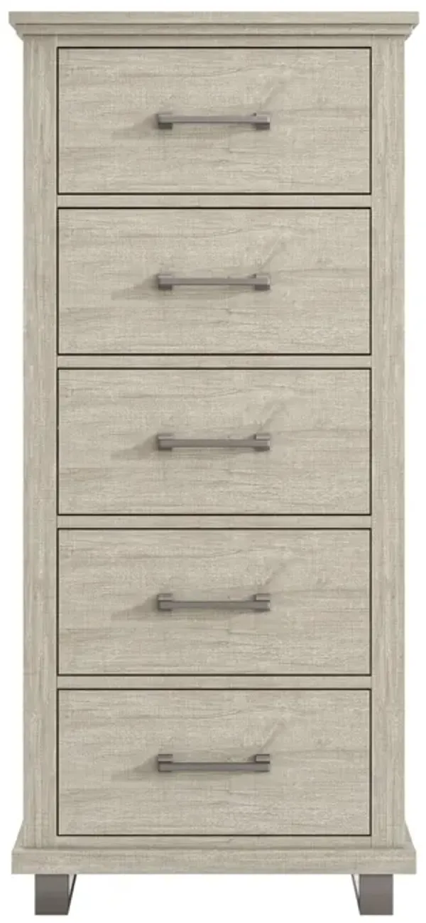 FESTIVO 24" Wide Tall 5-Drawer Chest