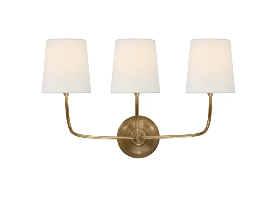 Vendome Triple Sconce