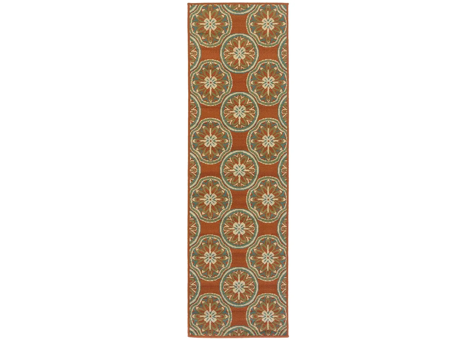 Montego 2'3" x 7'6" Rust Rug