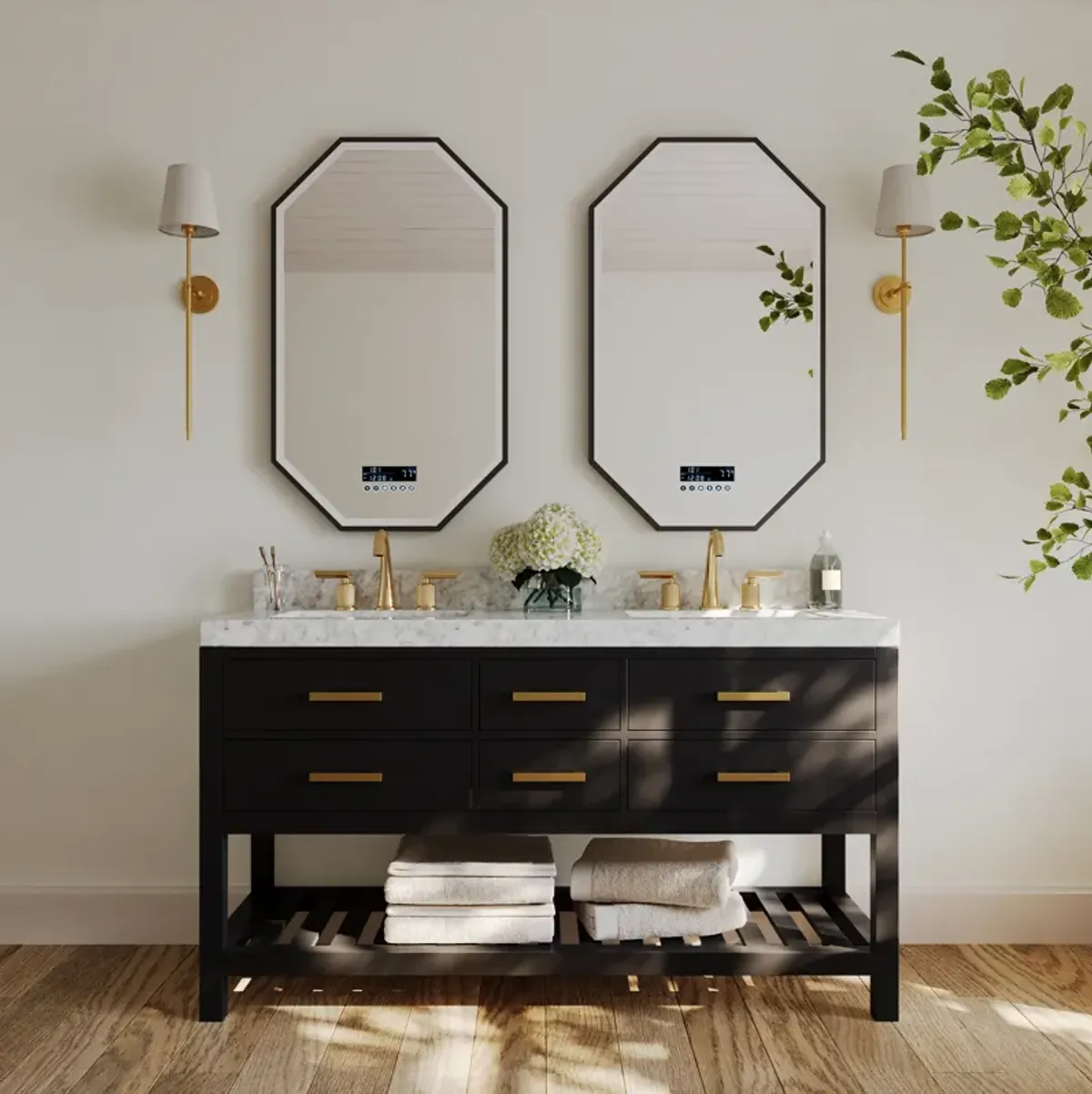 Elizabeth 60 in. Bath Vanity Set