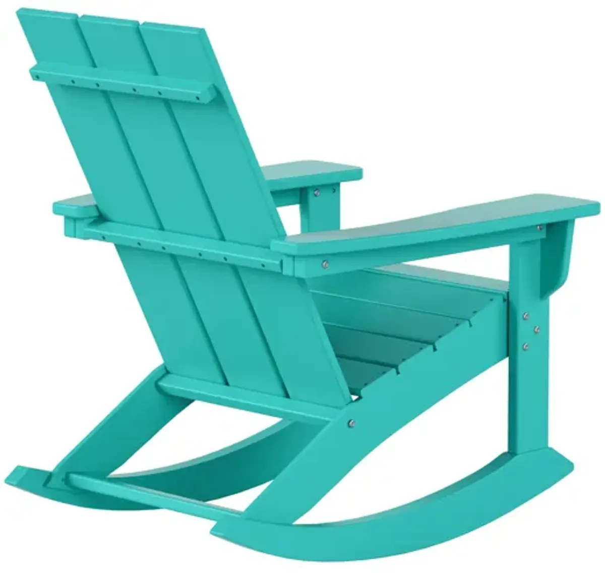 WestinTrends Modern Adirondack Outdoor Rocking Chair