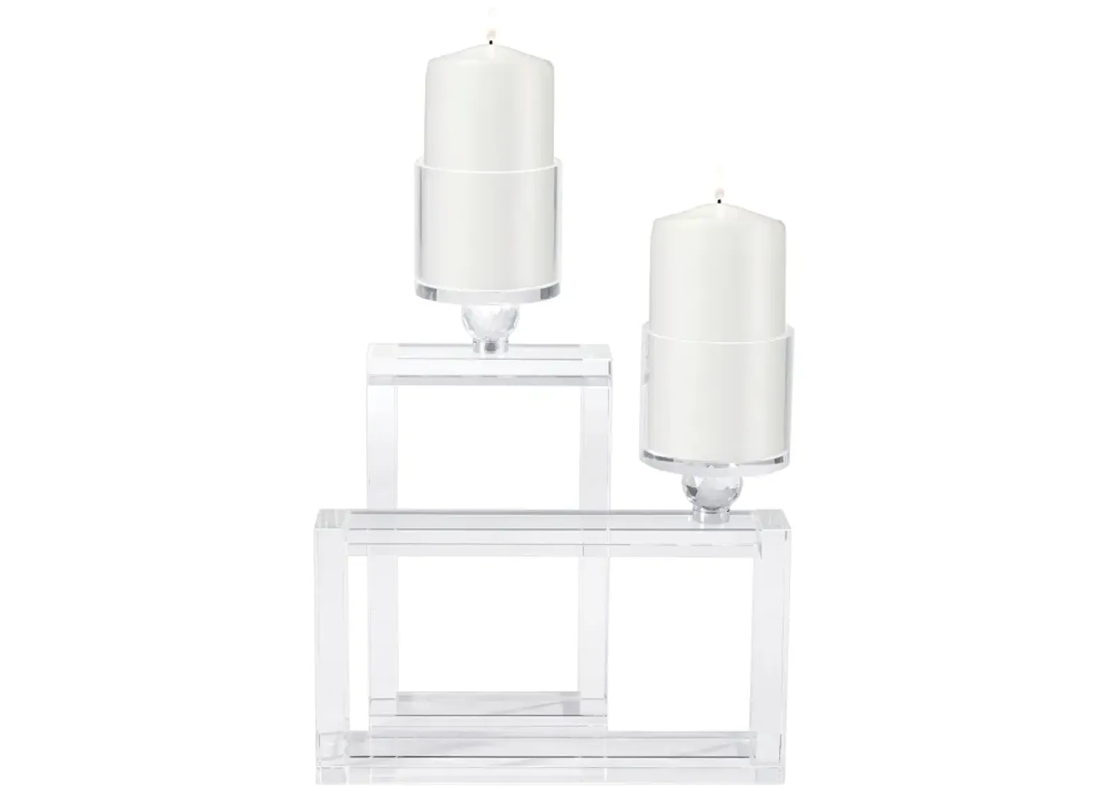 Cubic Candleholder Set