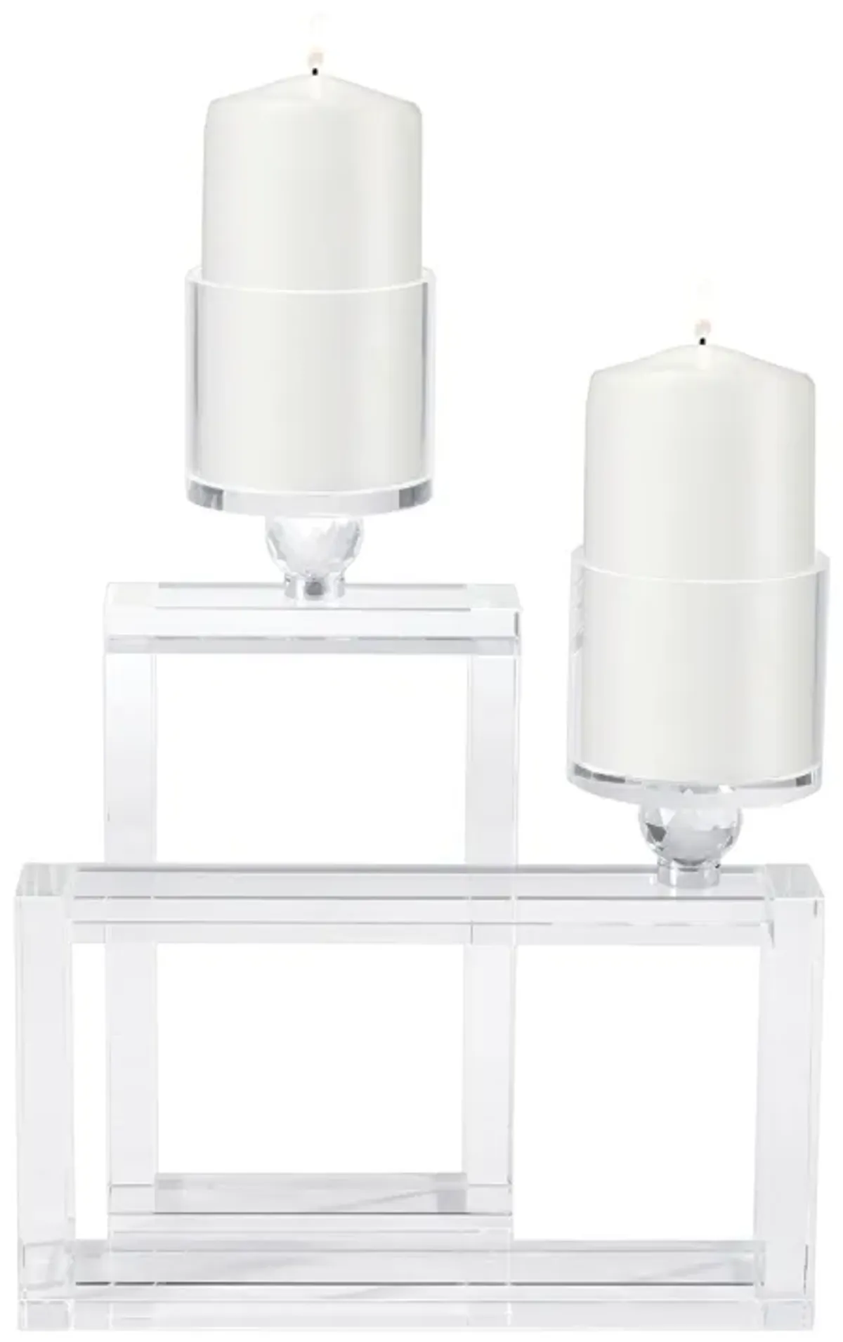 Cubic Candleholder Set