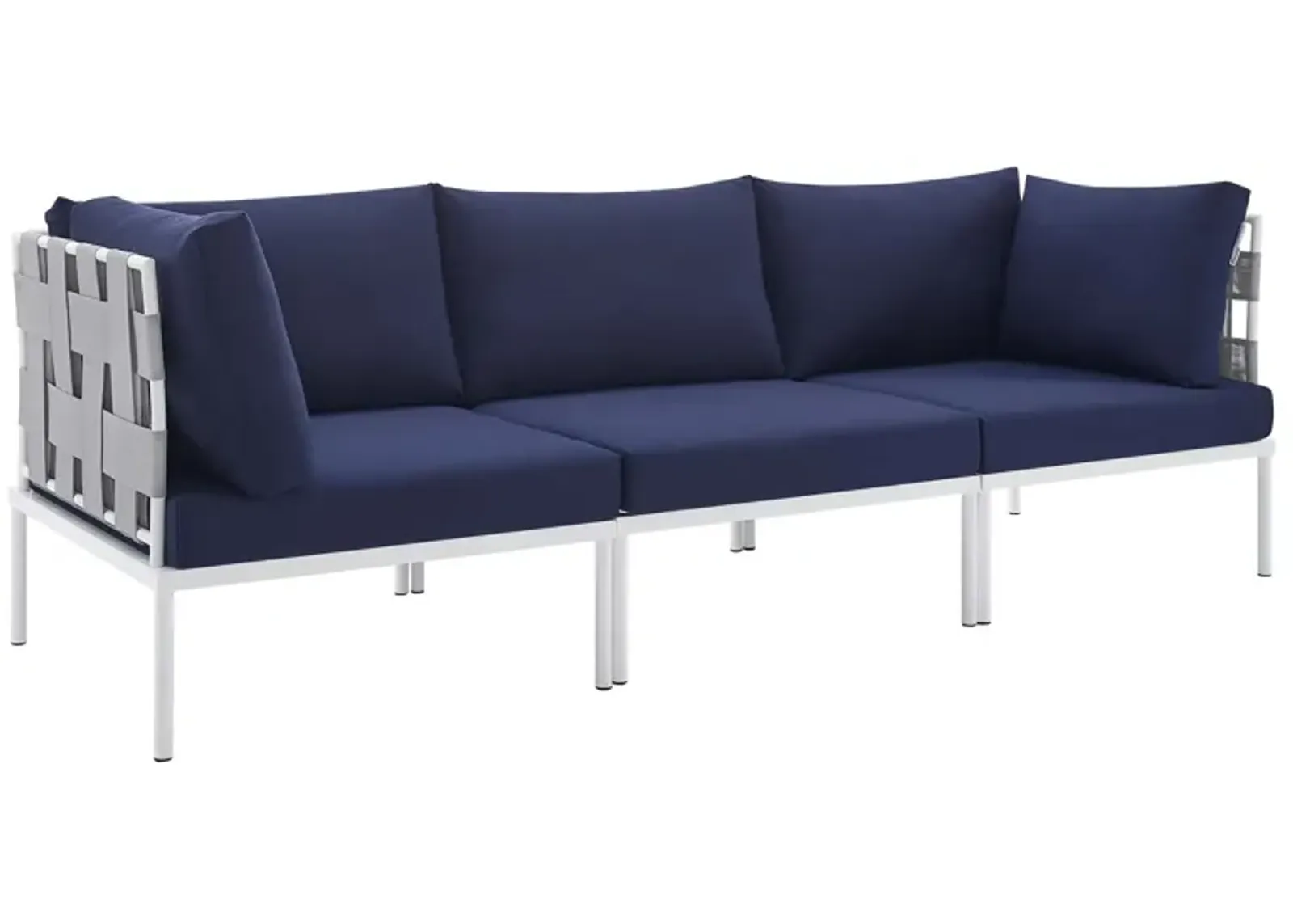 Modway - Harmony Sunbrella® Outdoor Patio Aluminum Sofa