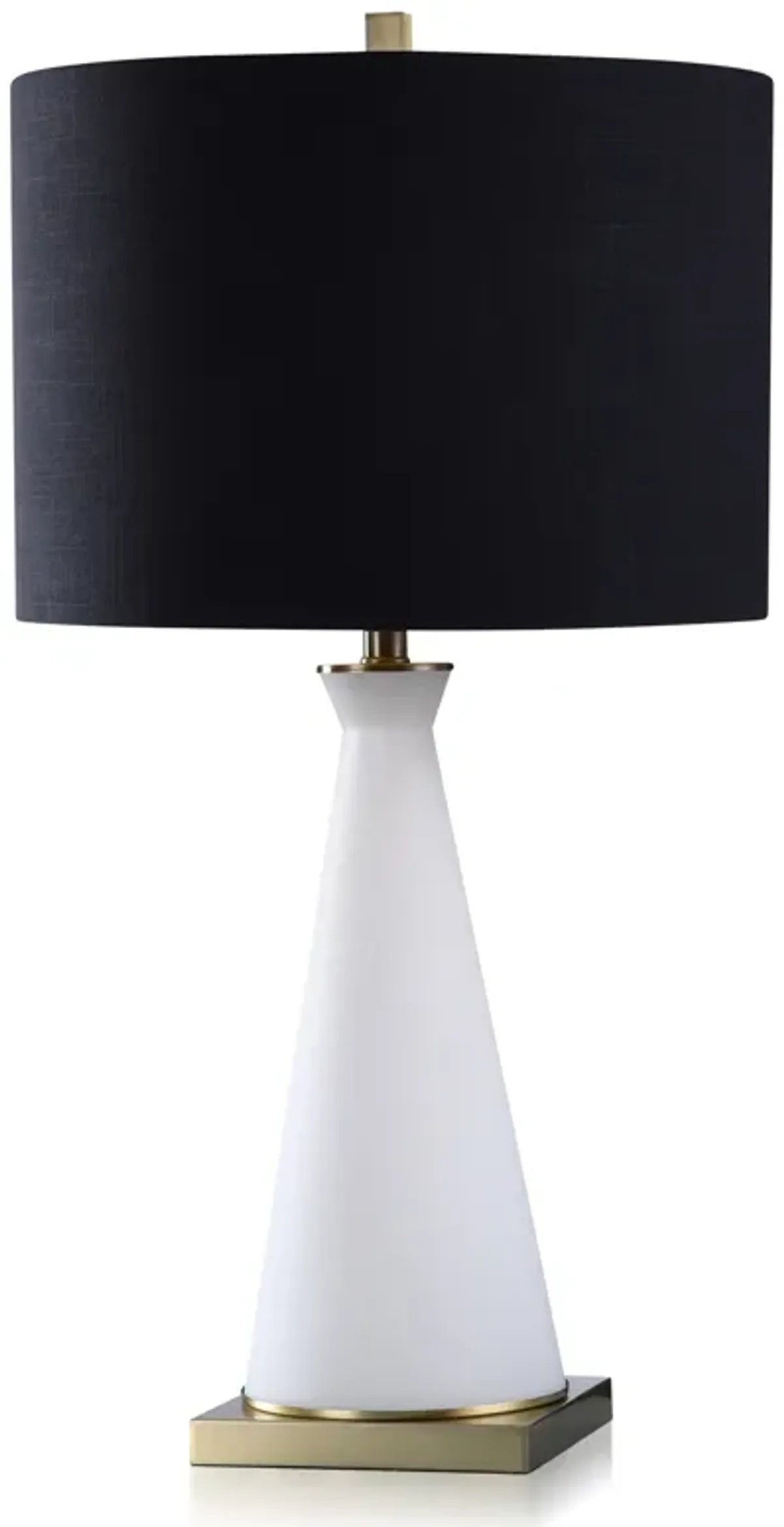 Antique Brass Glass Lamp I