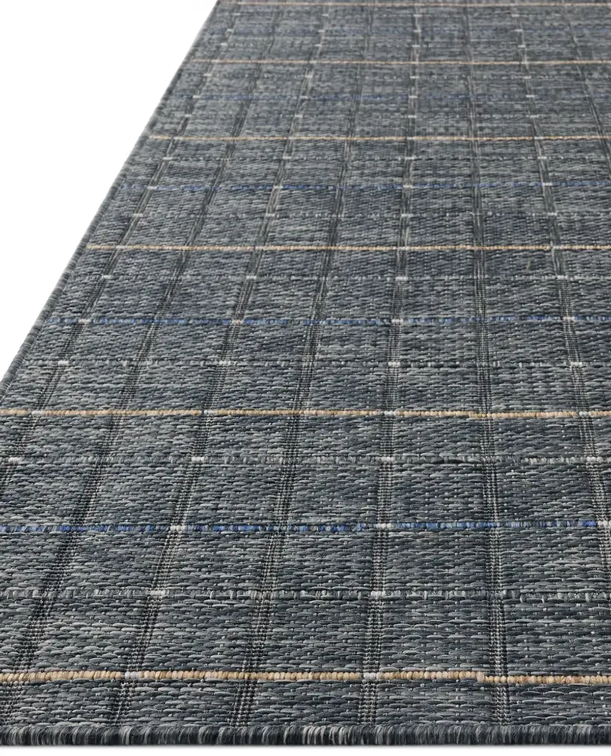 Birch BIR02 Sky/Wheat 7'10" x 10' Indoor/Outdoor Rug by Loloi II