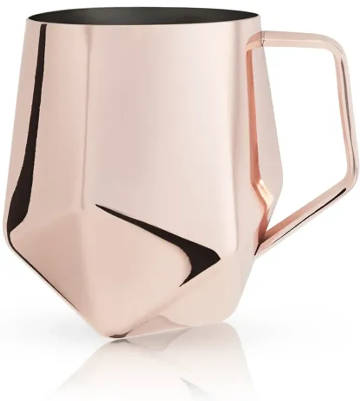 Seneca Faceted Copper Moscow Mule Mug