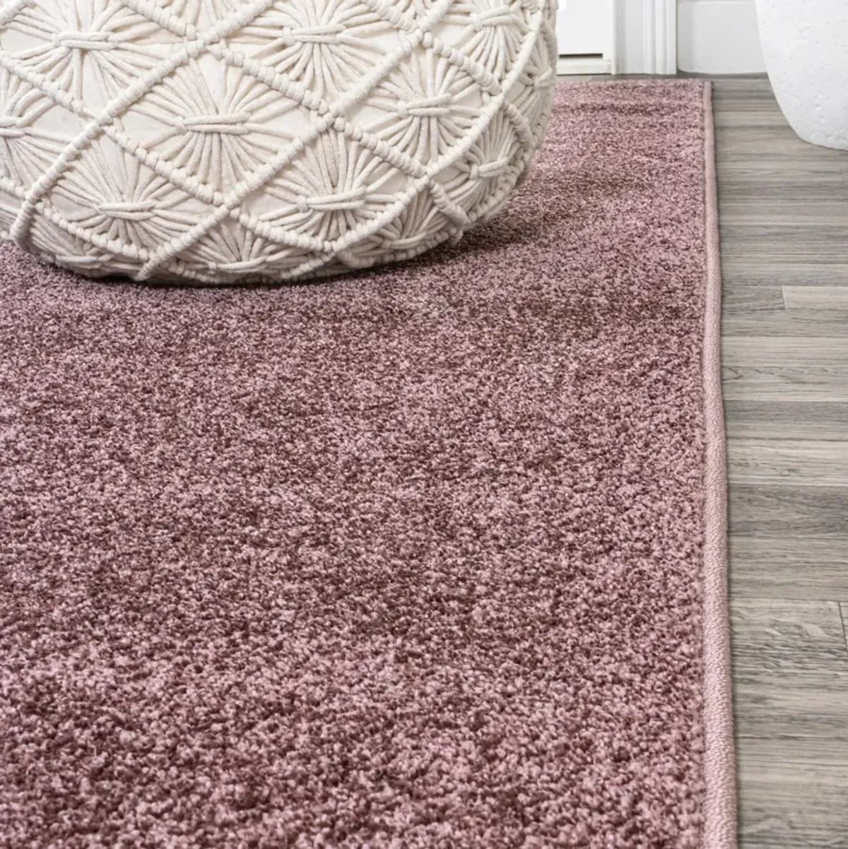 Haze Solid Low-Pile Area Rug