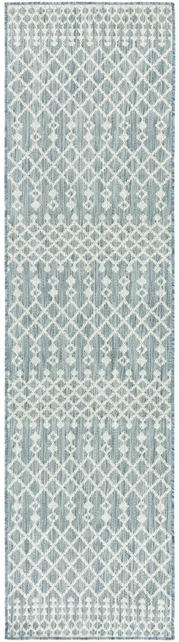 Positano POS02 Aqua 2'2" x 12' Rug