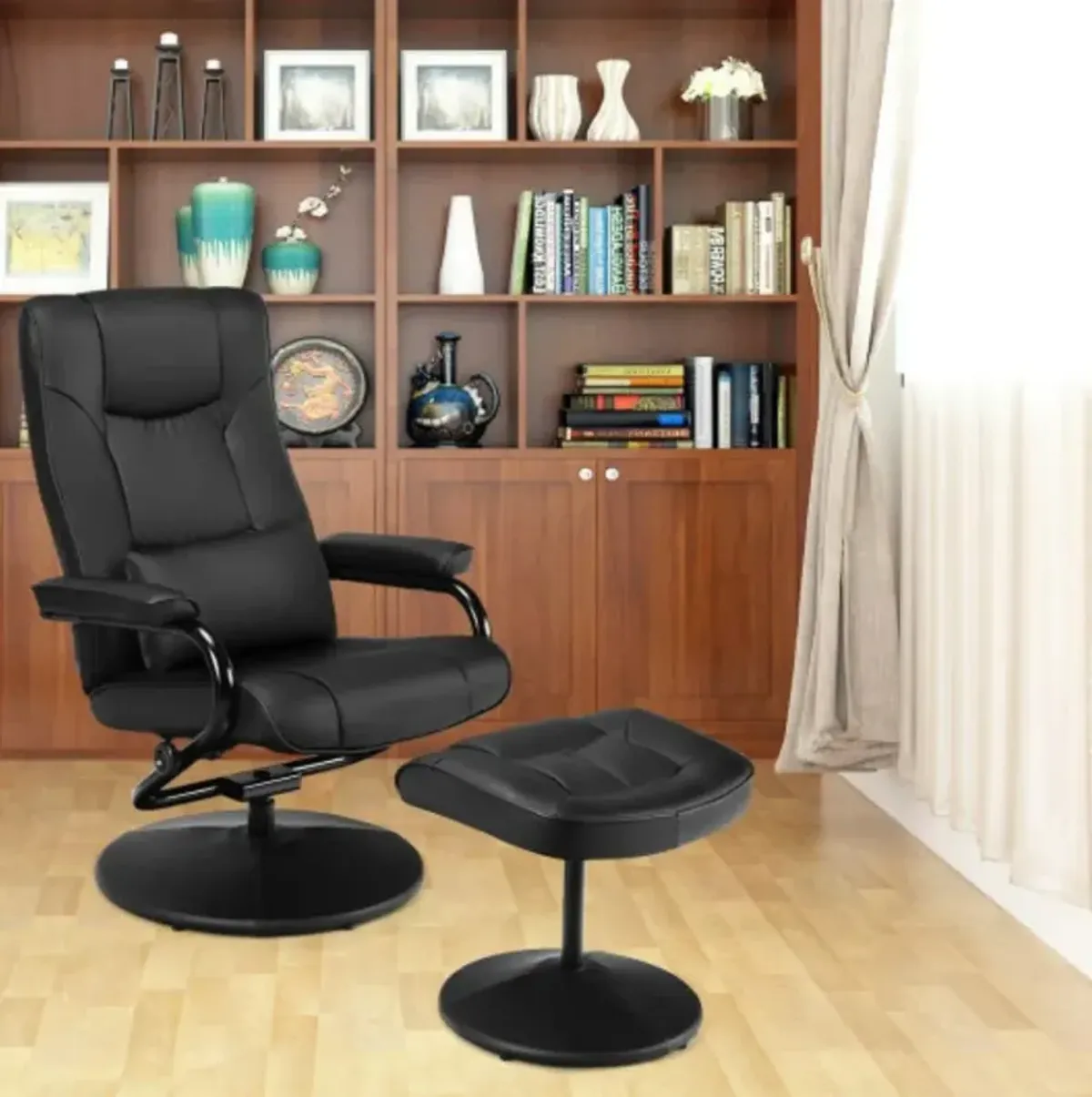 Swivel Recliner Chair Comfortable Armchair for Lounging and Relaxation