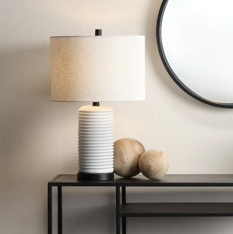 Furrowed Table Lamp