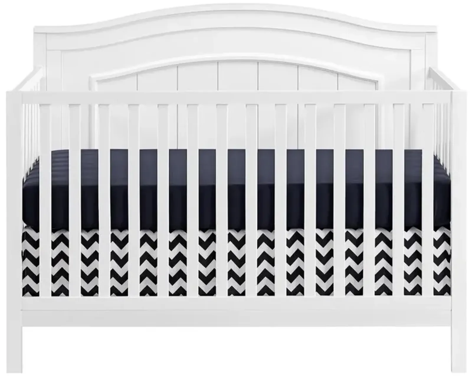 Oxford Baby Nolan 4 In 1 Convertible Crib Snow White