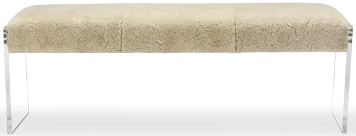 Aiden Bench - Natural Hide