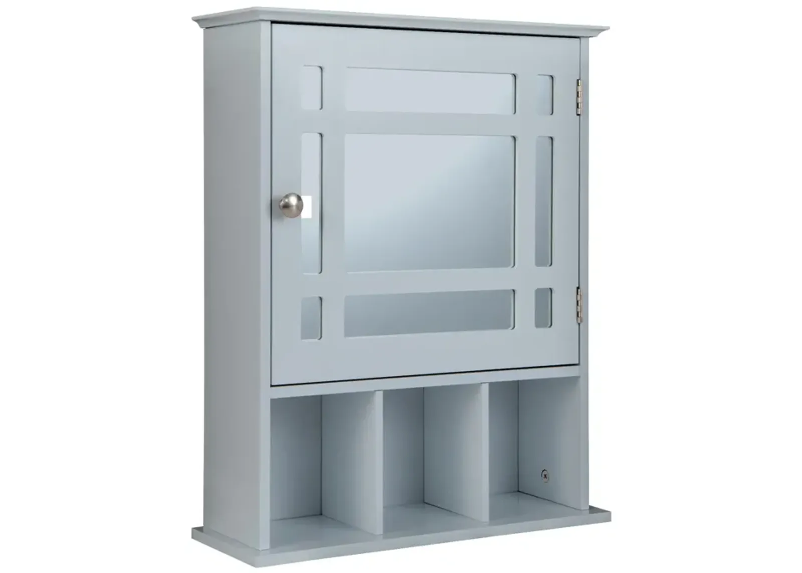 Wall Mounted and Mirrored Bathroom Cabinet