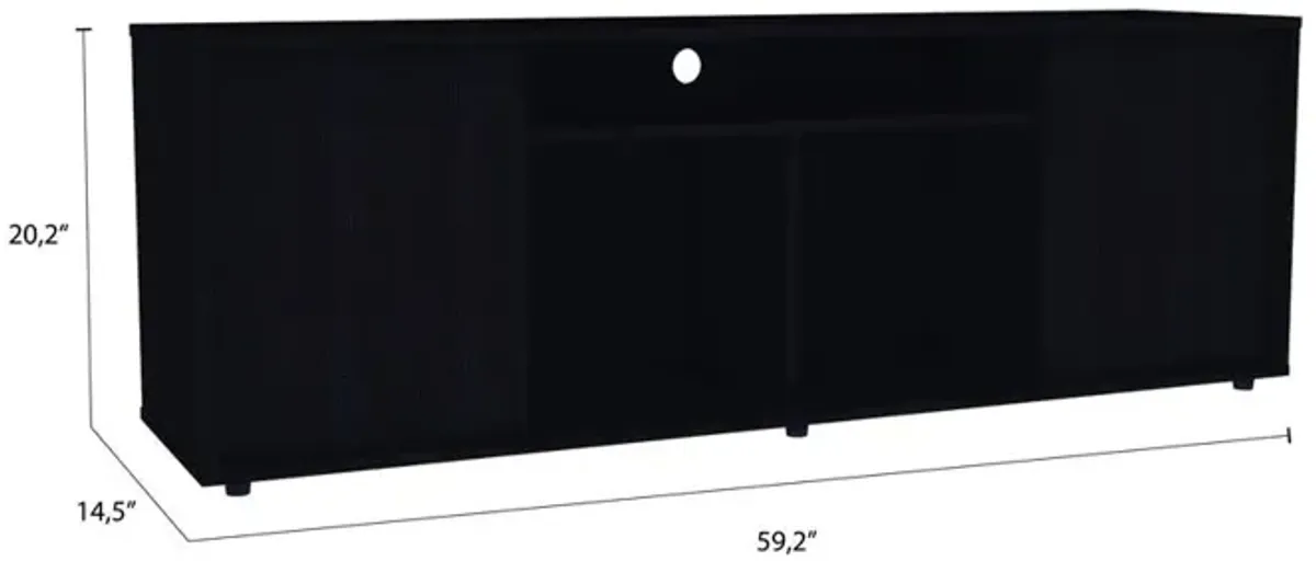 Dallas Tv Stand Black Wengue