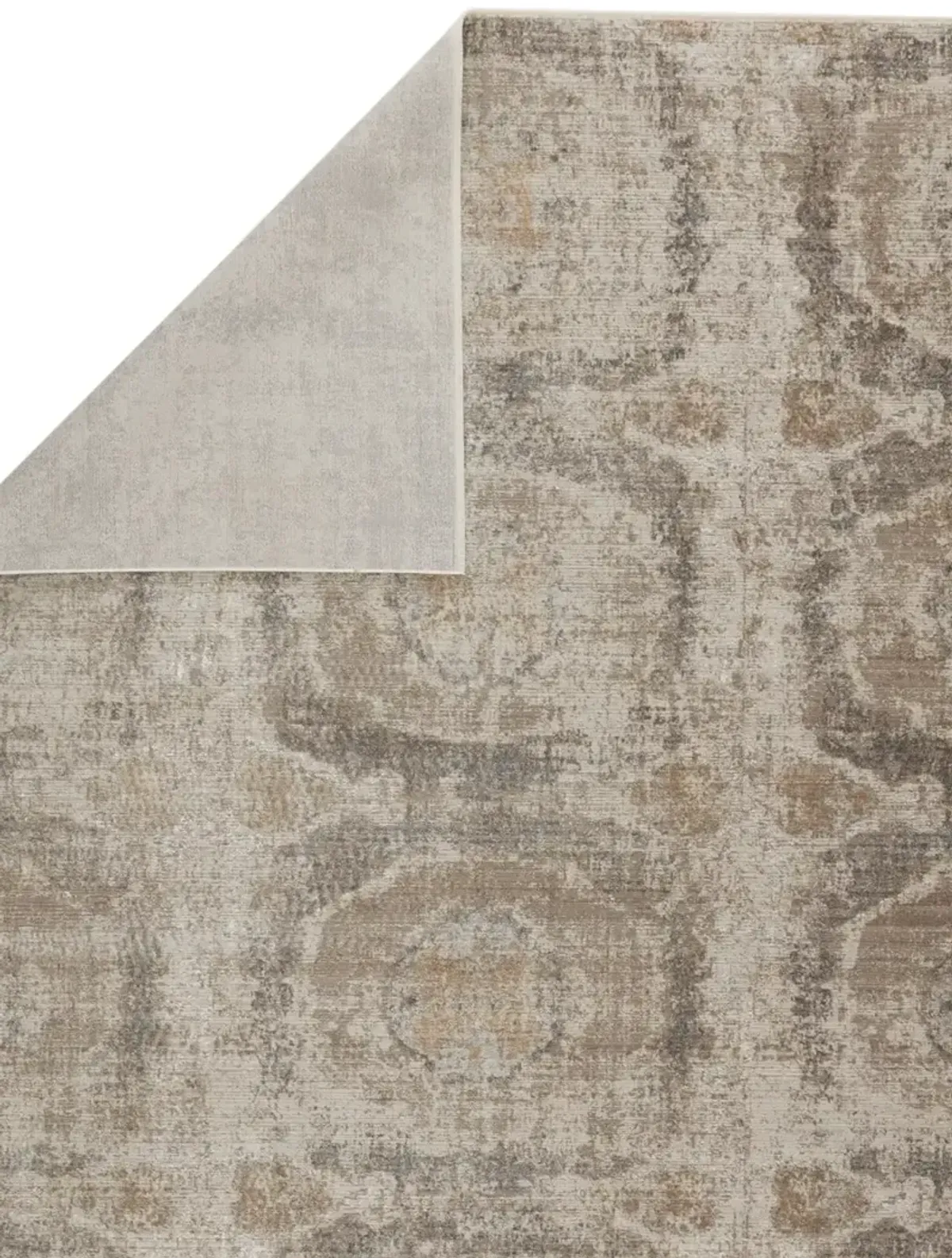 En Blanc Airi Gray 3' x 8' Runner Rug